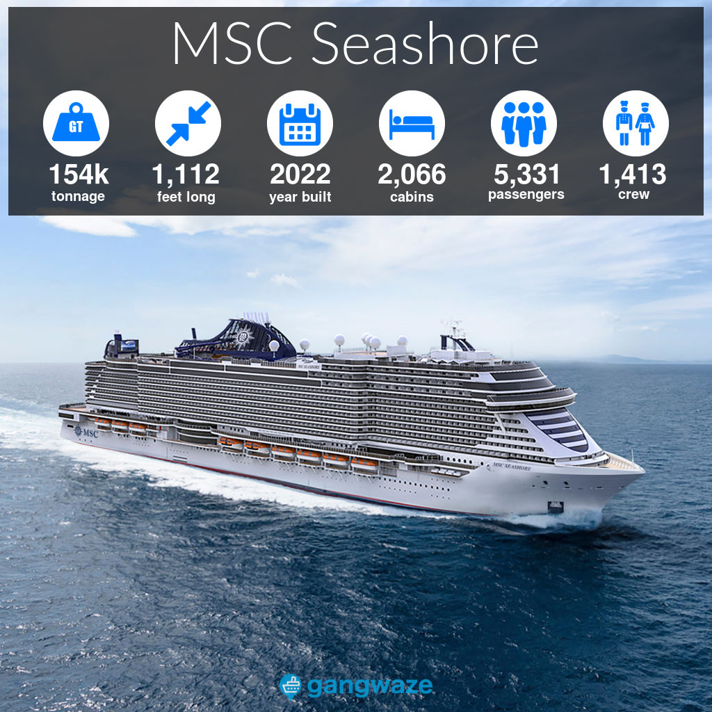 msc cruises ships by size